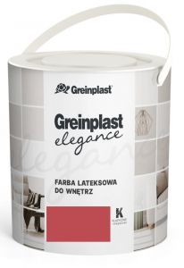 GREINPLAST FARBA WEWNĘTRZNA LATEKSOWA FWK30 - CESARSKI KARMIN 5L