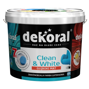 DEKORAL CLEAN&WHITE 3L